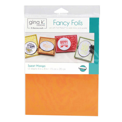 Gina K Designs Fancy Foil Sheets (available in 14 colours)